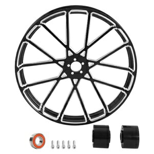 23インチ x 3.5インチ フロントホイールリム デュアルディスクハブ ハーレーエレクトラグライド ABS 08-24用 23\