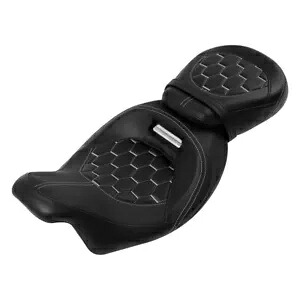 運転席&助手席ハーレーツーリングエレクトラロードグライドキング09-アップ11に適合 Driver & Passenger Seat Fit For Harley Touring Electra Road Glide King 09-Up 11 【並行輸入品】