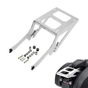 2 アップ取り付けラック ハーレー ソフテイル ヘリテージ クラシック FLHC 2018-2024 クロームに適合 2-Up Mounting Rack Fit For Harley Softail Heritage Classic FLHC 2018-2024 Chrome 【並行輸入品】
