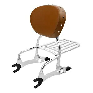 バックレスト シーシーバー 荷物ラック インディアン チーフテン 14-22 ダークホース 16-22 に適合 Backrest Sissy Bar Luggage Rack Fit For Indian Chieftain 14-22 Dark Horse 16-22 【並行輸入品】
