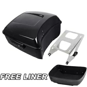 キングパック トランク 2 アップマウントラック ハーレーツアーパックツーリンググライド 2014-2024 に適合 King Pack Trunk 2 Up Mount Rack Fit For Harley Tour Pak Touring Glide 2014-2024 【並行輸入品】