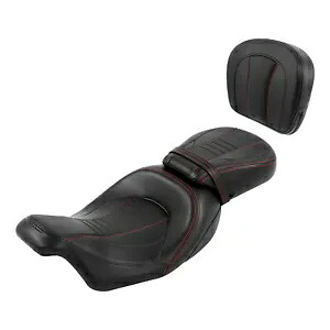 運転席&助手席&背もたれパッド ハーレー ストリート ロード グライド キング 09-23 に適合 Driver Passenger Seat & Backrest Pad Fit For Harley Street Road Glide King 09-23 【並行輸入品】