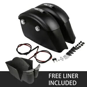 マットサドルバッグ電子ラッチオーディオ蓋インドロードマスター 2015-2023 に適合 Matt Saddlebags Electronic Latch Audio Lid Fit For Indian Roadmaster 2015-2023 【並行輸入品】