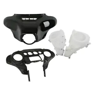 バットウィング インナーアウターフェアリング スピーカーカバー ハーレー エレクトラ ストリート グライド 14-24用 Batwing Inner Outer Fairing Speaker Cover For Harley Electra Street Glide 14-24 【並行輸入品】