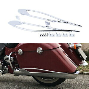 サドルバッグトリムガードレールフィットインディアンヒエフテンチーフテン14-18ダークホース16-18 Saddlebag Trim Guard Rail Fit For Indian hieftain Chieftain14-18 Dark Horse16-18 【並行輸入品】