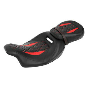 ライダー助手席フィット ハーレー ツーリング エレクトラ ストリート グライド 2009-2023 ブラック Rider Passenger Seat Fit For Harley Touring Electra Street Glide 2009-2023 Black 【並行輸入品】