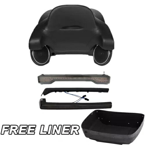 キングパック トランクパッド テールライトスピーカー ハーレーツアーパックツーリング 2014年以降に適合 King Pack Trunk Pad Tail Light Speakers Fit For Harley Tour Pak Touring 2014-Up 【並行輸入品】