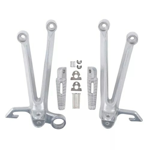 後部乗客フットペグフットレストブラケットセットスズキ GSXR 1000 05-06 米国に適合 Rear Passenger Foot Peg Footrest Bracket Set Fit For SUZUKI GSXR 1000 05-06 US 【並行輸入品】
