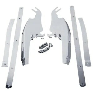 ハーレーダビッドソン FL ソフテイルモデル用フロントガラスフロントガラス取り付けブラケットキット Windscreen Windshield Mounting Bracket Kit For Harley Davidson FL Softail Models 【並行輸入品】