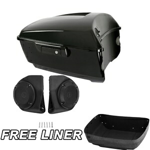 キングパック トランク & スピーカー ハーレー ツアーパック ストリート ロード グライド キング 2014-24 に適合 King Pack Trunk &Speakers Fit For Harley Tour Pak Street Road Glide King 2014-24 【並行輸入品】