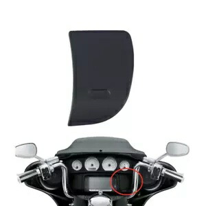 インナースピードメーターフェアリングメディアドアハーレーツーリングストリートグライド2014-22に適合 Inner Speedometer Fairing Media Door Fit For Harley Touring Street Glide 2014-22 【並行輸入品】