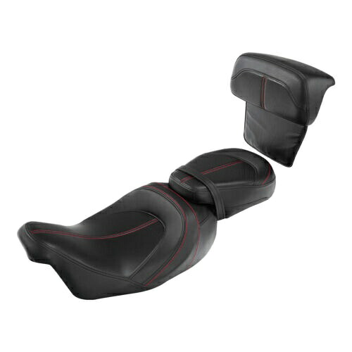 運転席と助手席の背もたれパッド、ハーレー エレクトラ ストリート グライド 2014 年以降に適合 Driver & Passenger Seat Backrest Pad Fit For Harley Electra Street Glide 2014-Up 【並行輸入品】