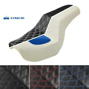 運転席&助手席ステップアップジェルシート ハーレーダイナ ファットボブ ローライダー 06-17用 Driver & Passenger Step-up Gel Seat Fit For Harley Dyna Fat Bob Low Rider 06-17 【並行輸入品】