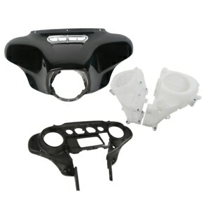 バットウィング インナー + アウターフェアリング スピーカーカバー付き ハーレーダビッドソンツーリング 14-24用 Batwing Inner+Outer Fairing W/ Speakers Cover For Harley Davidson Touring 14-24 【並行輸入品】