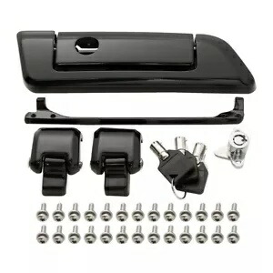 ブラックパック トランク ラッチ キー ヒンジ ハーレー ツアー パック ストリート グライド 2014 以降に適合 Black Pack Trunk Latches Key Hinges Fit For Harley Tour Pak Street Glide 2014-Up 【並行輸入品】