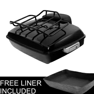 チョップドパック トランクトップラック バックレストパッド ハーレーツアーパックツーリング 14-23用 Chopped Pack Trunk Top Rack Backrest Pad Fit For Harley Tour Pak Touring 14-23 【並行輸入品】