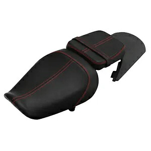 黒赤 Pu レザー運転席助手席ハーレー RH1250S 2021-2024 2023 に適合 Black Red PU Leather Driver Passenger Seat Fit For Harley RH1250S 2021-2024 2023 【並行輸入品】