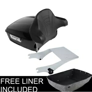 キングパック トランク バックレスト マウント ラック ハーレー ツアーパック ツーリングモデル 97-08 07用 King Pack Trunk Backrest Mount Rack For Harley Tour Pak Touring Models 97-08 07 【並行輸入品】