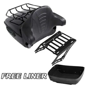 キングパック トランク バックレスト マウント ハーレー ツアー パック エレクトラ ロード グライド 14 アップに適合 King Pack Trunk Backrest Mount Fit For Harley Tour Pak Electra Road Glide 14-Up 【並行輸入品】
