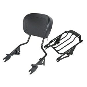 取り外し可能なバックレスト シーシーバー & 荷物ラック ハーレー エレクトラ ロード グライド 09-以降用 Detachable Backrest Sissy Bar & Luggage Rack For Harley Electra Road Glide 09-Up 【並行輸入品】 42,240円