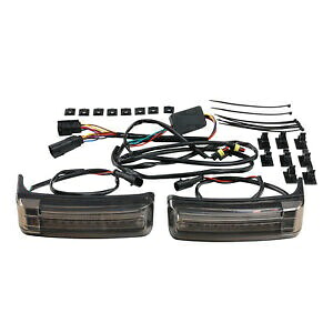 LED サドルバッグブレーキランターンシグナルライトハーレーエレクトラグライド 14-23 に適合 LED Saddlebags Brake Run Turn Signals Lights Fit For Harley Electra Glide 14-23 【並行輸入品】