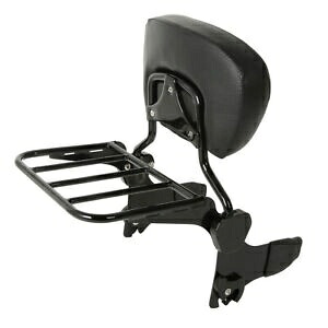 取り外し可能なバックレスト シーシーバー 荷物ラック付き ハーレー エレクトラ ロード グライド 97-08用 Detachable Backrest Sissy Bar W/Luggage Rack For Harley Electra Road Glide 97-08 【並行輸入品】