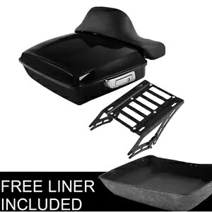 チョップドパック トランクパッドマウントラック ハーレーツアーパックツーリングロードキング 14-24 US用 Chopped Pack Trunk Pad Mount Rack For Harley Tour Pak Touring Road King 14-24 US 【並行輸入品】