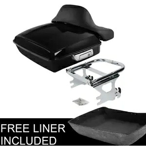 チョップドパック トランクパッドラック ハーレーツアーパックツーリングロードグライド 97-08 新品に適合 Chopped Pack Trunk Pad Rack Fit For Harley Tour Pak Touring Road Glide 97-08 New 【並行輸入品】