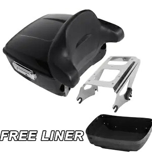 キングパック トランク バックレスト ツーアップ マウント ラック ハーレー ツアーパック ツーリング 2009-2013用 King Pack Trunk Backrest Two Up Mount Rack For Harley Tour Pak Touring 2009-2013 【並行輸入品】