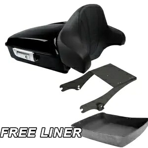 チョップドパック トランクパッドマウントラック ハーレーツアーパックツーリングロードグライド 97-08用 Chopped Pack Trunk Pad Mount Rack For Harley Tour Pak Touring Road Glide 97-08 【並行輸入品】