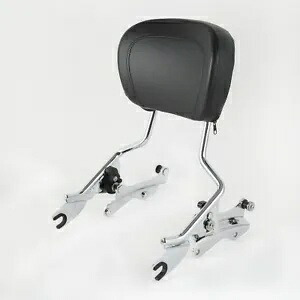 バックレスト シーシーバー & 4 点ドッキング ハードウェア ハーレー ツーリング 2014-2024 に適合 Backrest Sissy Bar & 4 Point Docking Hardware Fit For Harley Touring 2014-2024 【並行輸入品】