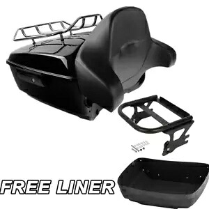キングパック トランク バックレスト マウント ラック ハーレー ツアー パック ツーリング 1997-2008 07 に適合 King Pack Trunk Backrest Mount Rack Fit For Harley Tour Pak Touring 1997-2008 07 【並行輸入品】