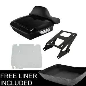 チョップドパック トランクパッドマウントベースプレート ハーレーツアーパックツーリング 2014-2024 米国用 Chopped Pack Trunk Pad Mount Base Plate For Harley Tour Pak Touring 2014-2024 US 【並行輸入品】