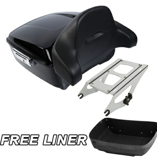 キングパック トランク背もたれパッドマウントラック ハーレーツアーパック エレクラグライド 2014-24用 King Pack Trunk Backrest Pad Mount Rack For Harley Tour Pak Elecra Glide 2014-24 【並行輸入品】 64,130円