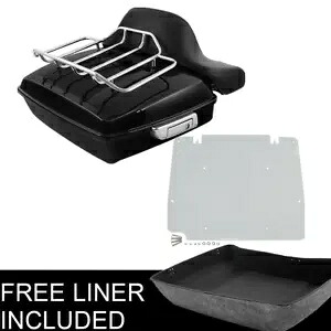 チョップドパック トランク & ベースプレート ハーレー ツアーパック ストリート ロード グライド 14-24 に適合 Chopped Pack Trunk & Base Plate Fit For Harley Tour Pak Street Road Glide 14-24 【並行輸入品】