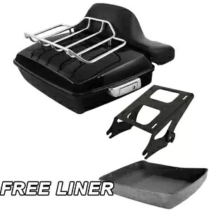 チョップドパック トランクパッドマウントラック ハーレーツアーパック ロードグライドキング 2014-24 15用 Chopped Pack Trunk Pad Mount Rack For Harley Tour Pak Road Glide King 2014-24 15 【並行輸入品】