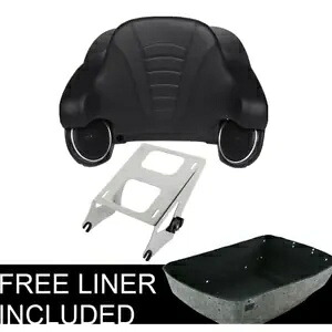 キングパック トランクパッドスピーカーマウントラック ハーレーツアーパックツーリング 14-24 米国用 King Pack Trunk Pad Speakers Mount Rack Fit For Harley Tour Pak Touring 14-24 US 【並行輸入品】