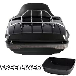 キングパック トランク バックレスト トップラック テールライト ハーレー ツアーパック ツーリング 2014-Up King Pack Trunk Backrest Top Rack Tail Light For Harley Tour Pak Touring 2014-Up 【並行輸入品】