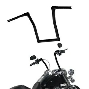 14インチ ライズ 1.25インチ ファットエイプ ハンガーバー ハンドルバー ハーレーロードキング FLFB FLSB US用 14\