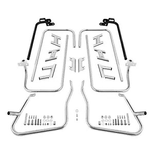 サドルバッグ ブラケット ガード セット サポート バー ハーレー エレクトラ ロード グライド 14 アップに適合 Saddlebags Bracket Guard Set Support Bar Fit For Harley Electra Road Glide 14-Up 【並行輸入品】