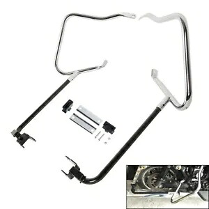 サドルバッグ ブラケット ガード クラッシュバー ハーレー HD ツーリング ストリート グライド FLHX 14-23 用 Saddlebag Bracket Guard Crash Bars For Harley HD Touring Street Glide FLHX 14-23 【並行輸入品】