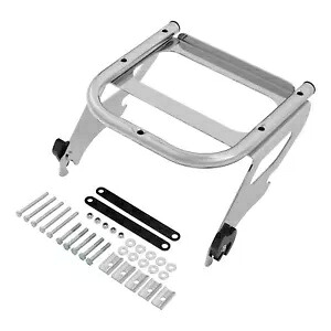 取り外し可能なソロパック取り付け荷物ラック ハーレーツアーパックツーリング1997-2008用 Detachable Solo Pack Mounting Luggage Rack For Harley Tour Pak Touring 1997-2008 【並行輸入品】