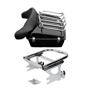 チョップドパック トランク ハーレー ツアーパック ツーリング ロードキング ストリート グライド 97-08 に適合 Chopped Pack Trunk Fit For Harley Tour Pak Touring Road King Street Glide 97-08 【並行輸入品】