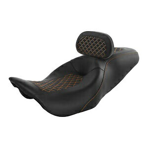 運転席助手席ライダー背もたれパッドハーレーストリートロードグライド 09-23 に適合 Driver Passenger Seat Rider Backrest Pad Fit For Harley Street Road Glide 09-23 【並行輸入品】