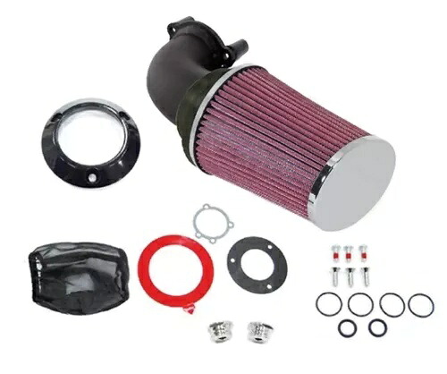ブラック Ram エアインテークフィルタークリーナーキット 08-20 ハーレースポーツスター XL 84074 Black Ram Air Intake Filter Cleaner Kit For 08-20 Harley Sportster XL 84074 【並行輸入品】