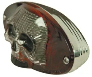 スカルキャットアイテールブレーキライトランプハーレーボバーチョッパーカスタム11260 Skull Cateye Tail Brake Light Lamp For Harley Bobber Chopper Custom 11260 【並行輸入品】 36,465円