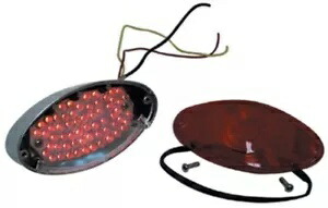 LED キャットアイ テール ブレーキ ライト ランプ ハーレー ボバー チョッパー カスタム 11223 LED Cateye Tail Brake Light Lamp For Harley Bobber Chopper Custom 11223 【並行輸入品】