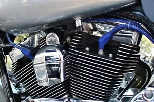 ブルー サンダーボルト 8.2mm 点火スパーク プラグ ワイヤー 17+ ハーレー ツーリング 18412 Blue Thundervolt 8.2mm Ignition Spark Plug Wires 17+ Harley Touring 18412 【並行輸入品】