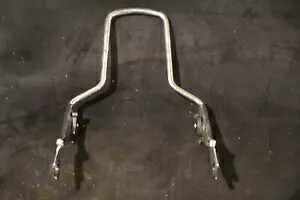 クローム OEM パッセンジャー クイック リリース バックレスト アップライト 09-13 ハーレー ツーリング FLHX Chrome OEM Passenger Quick Release Backrest Upright 09-13 Harley Touring FLHX 【並行輸入品】
