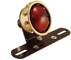 真鍮ヴィンテージテールライトランプナンバープレートブラケットハーレーチョッパー 11259 Brass Vintage Tail Light Lamp License Plate Bracket For Harley Chopper 11259 【並行輸入品】